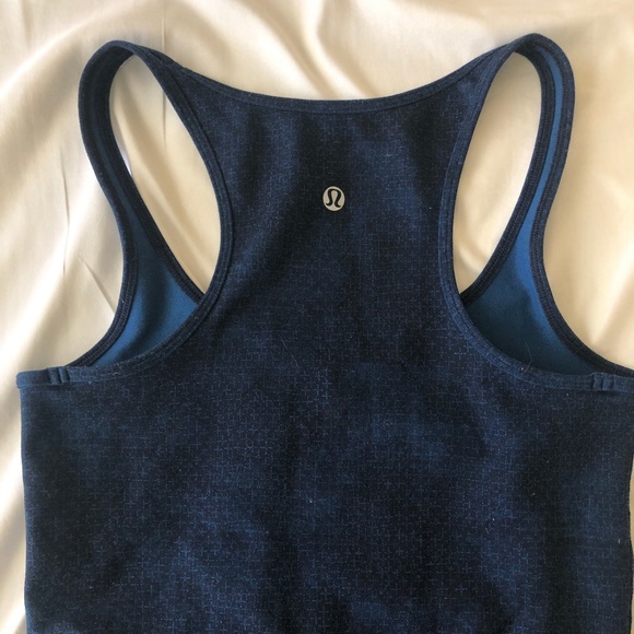 lululemon athletica Tops - Lululemon Dark Blue Tank Top